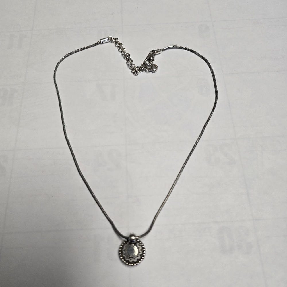 Brighton Sparkle Clear Silver necklace - Picture 2 of 4